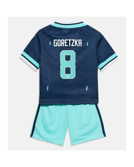 Billige Fotballdrakt Tyskland Leon Goretzka #8 Replika Bortedraktsett Barn VM 2026 Kortermet (med bukser)